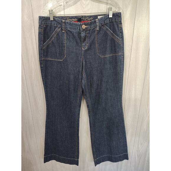 Women’s Tommy Hilfiger American Splendor Jeans Denim Trouser Size 12 Festival - Picture 1 of 9